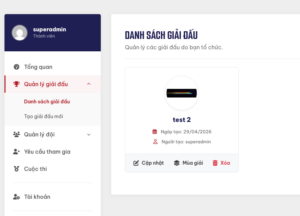 Giải bóng đá test